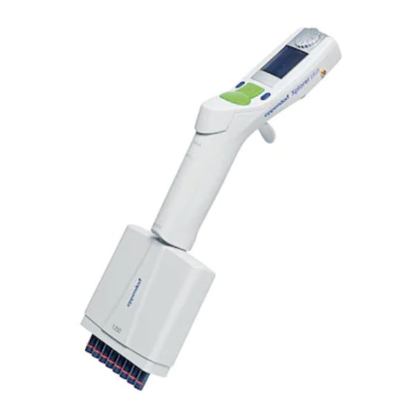 图片 Eppendorf Xplorer®, 8 道, 可调量程, 50 – 1,200 µL, 绿色