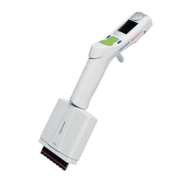 图片 Eppendorf Xplorer® plus, 8 道, 可调量程, 50 – 1,200 µL, 绿色