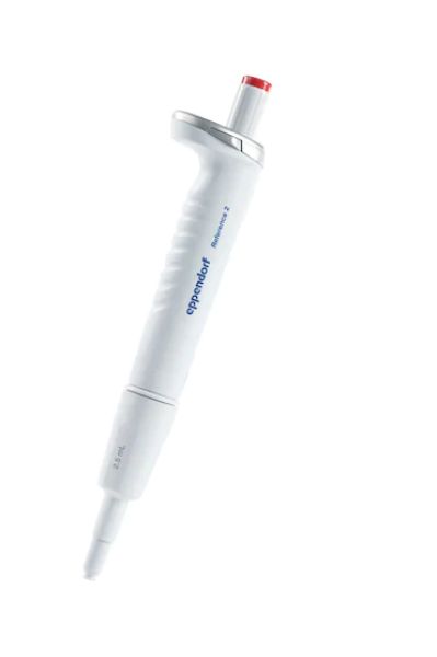 图片 Eppendorf Reference® 2, 单道, 可调量程, 包含 epT.I.P.S.® 袋装吸头, 0.25 – 2.5 mL, 红色