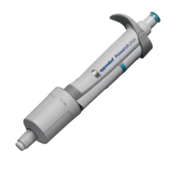 图片 Eppendorf Research® plus 基本型, 单道, 可调量程, 无吸头盒, 1 – 10 mL, 青绿色