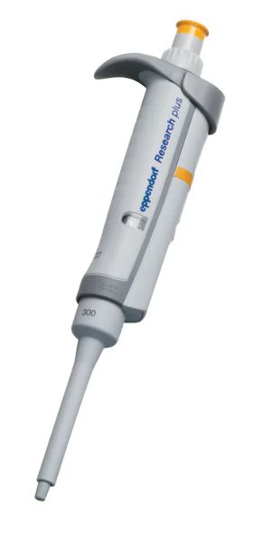 图片 Eppendorf Research® plus 基本型, 单道, 可调量程, 无吸头盒, 30 – 300 µL, 桔黄色